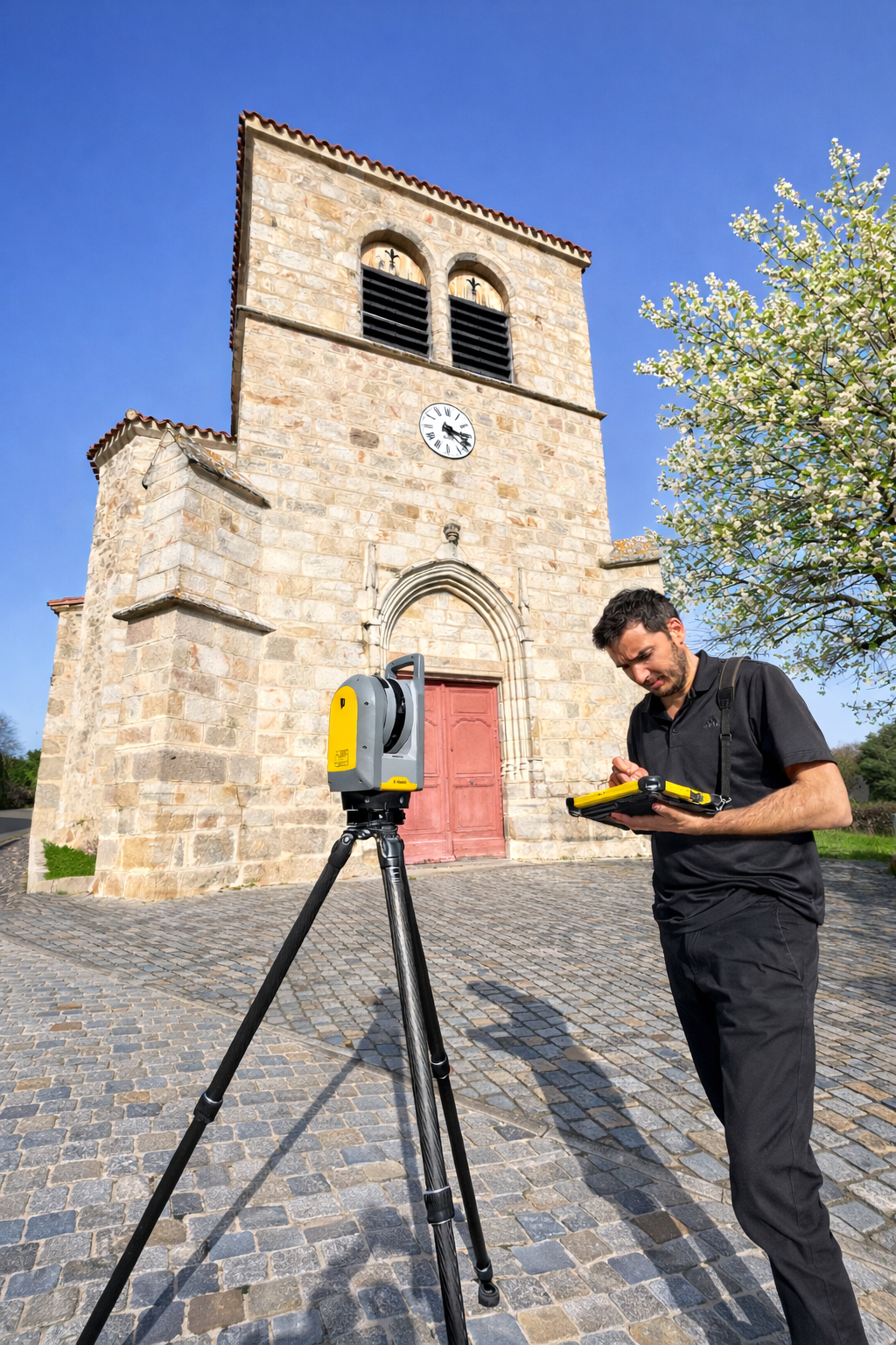 Relevé topographique espaces extérieurs